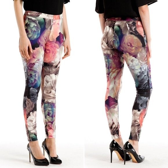 Ted Baker London Technicolour Bloom Long Silk Scarf Ted Baker NEW